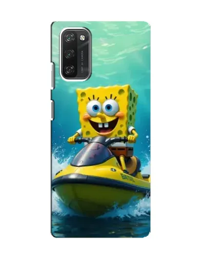Чехол для Blackview A100 с картинкой «Спанч Боб на гидроцикле» Чехол для Blackview A100 с картинкой «Спанч Боб на гидроцикле»