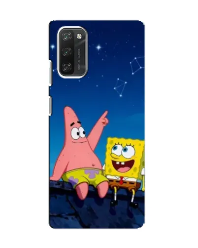 Чехол для Blackview A100 с картинкой «Губка Боб и Патрик ночью» Чехол для Blackview A100 с картинкой «Губка Боб и Патрик ночью»