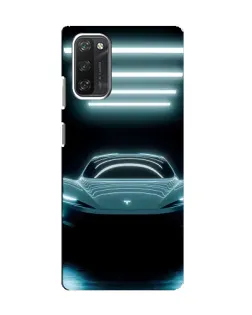 Чохол для Blackview A100 з картинкою «Tesla в неоні» Чохол для Blackview A100 з картинкою «Tesla в неоні»