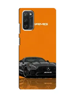 Чохол для Blackview A100 з картинкою «Помаранчевий Mercedes AMG»