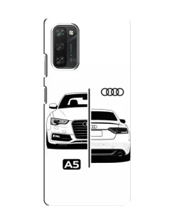 Чохол для Blackview A100 з картинкою «Audi — контрастний дизайн»