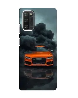 Чохол для Blackview A100 з картинкою «Audi у хмарах диму»