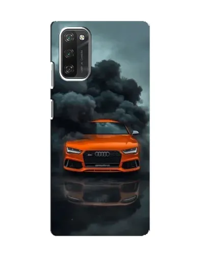 Чохол для Blackview A100 з картинкою «Audi у хмарах диму»
