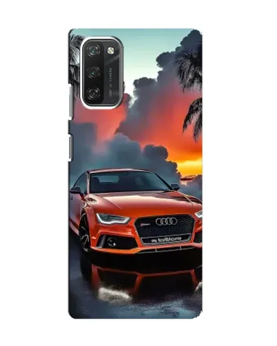Чохол для Blackview A100 з картинкою «Audi — захід сонця»