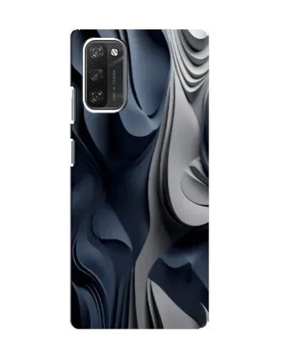 Чохол для Blackview A100 з картинкою «Об'ємні сині складки»