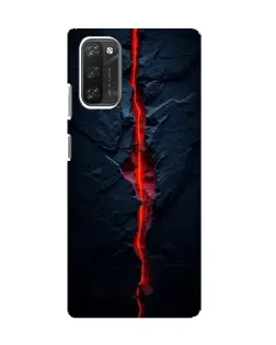 Чохол для Blackview A100 з картинкою «Червона лавова тріщина»