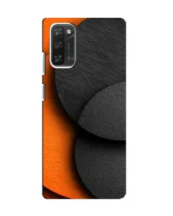 Чохол для Blackview A100 з картинкою «Геометрія помаранчевих кіл»