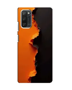 Чохол для Blackview A100 з картинкою «Помаранчевий розлом»