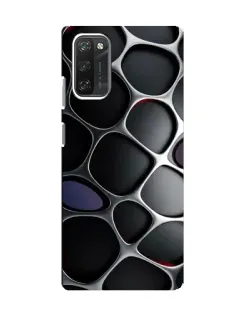 Чохол для Blackview A100 з картинкою «Об'ємна темна решітка»