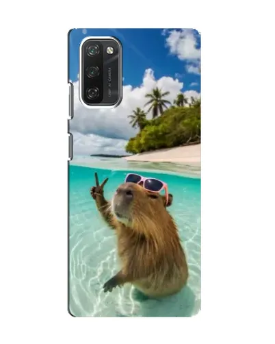 Чохол для Blackview A100 з картинкою «Капібара на морі»