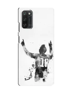 Чохол для Blackview A100 з картинкою «Чорно-білий силует Мессі» Чохол для Blackview A100 з картинкою «Чорно-білий силует Мессі»