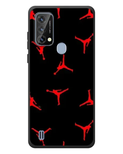 Чохол для Blackview A50 з картинкою «Jordan Red Pattern»