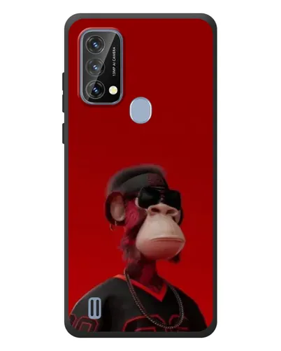 Чохол для Blackview A50 з картинкою «Bored Ape в червоному»