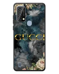 Чохол для Blackview A50 з картинкою «Абстрактні квіти Gucci»