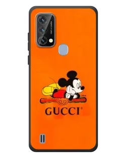 Чехол для Blackview A50 с картинкой «Микки Маус Gucci — оранж»