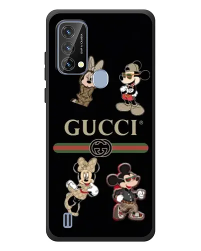 Чехол для Blackview A50 с картинкой «Gucci — герои Disney и монограмма» Чехол для Blackview A50 с картинкой «Gucci — герои Disney и монограмма»