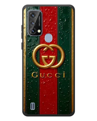 Чехол для Blackview A50 с картинкой «Gucci — фирменная полоса и золото» Чехол для Blackview A50 с картинкой «Gucci — фирменная полоса и золото»