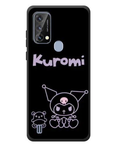 Чохол для Blackview A50 з картинкою «Kuromi — чорний мінімалізм»