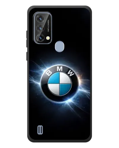Чехол для Blackview A50 с картинкой «BMW — неоновое сияние»