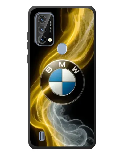 Чехол для Blackview A50 с картинкой «Золотистый дым BMW»