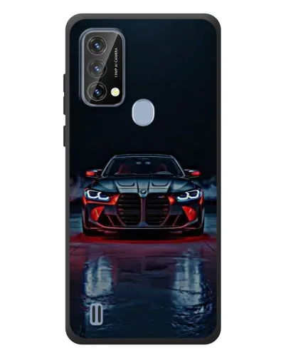 Чехол для Blackview A50 с картинкой «BMW на мокрой дороге»