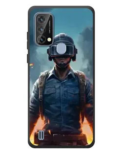 Чохол для Blackview A50 з картинкою «PUBG — реалістичний герой»