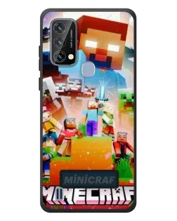 Чохол для Blackview A50 з картинкою «Minecraft герої гри»