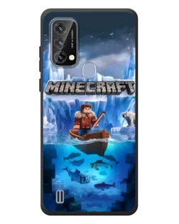 Чохол для Blackview A50 з картинкою «Minecraft льодянийсвіт»