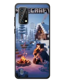 Чохол для Blackview A50 з картинкою «Зимовий Minecraft»