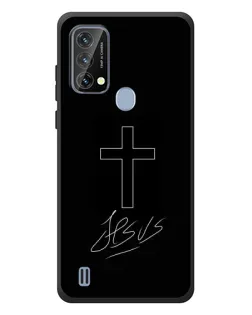 Чехол для Blackview A50 с картинкой «Графический крест Jesus»