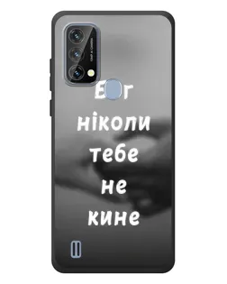 Чехол для Blackview A50 с картинкой «Бог не бросит»