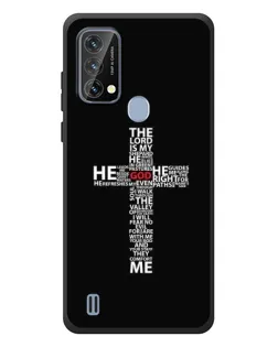 Чехол для Blackview A50 с картинкой «Текстовый крест»