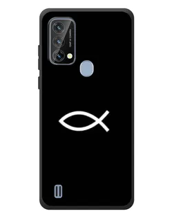 Чехол для Blackview A50 с картинкой «Символ рыбы Jesus»