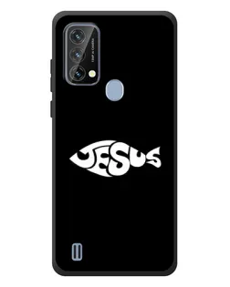 Чехол для Blackview A50 с картинкой «Рыба Jesus»