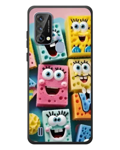 Чехол для Blackview A50 с картинкой «Цветные губки» Чехол для Blackview A50 с картинкой «Цветные губки»
