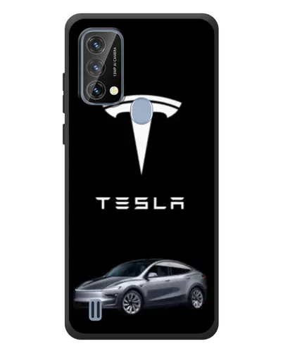 Чехол для Blackview A50 с картинкой «Tesla Model Y»