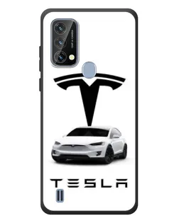 Чехол для Blackview A50 с картинкой «Tesla White Style»