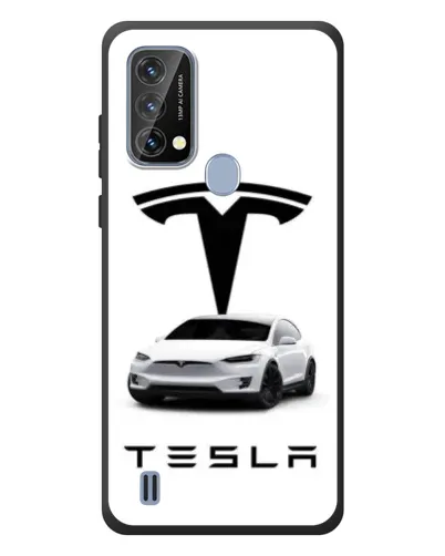 Чехол для Blackview A50 с картинкой «Tesla White Style»
