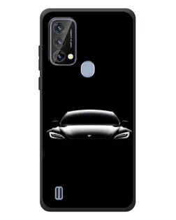 Чехол для Blackview A50 с картинкой «Фары Tesla Night»