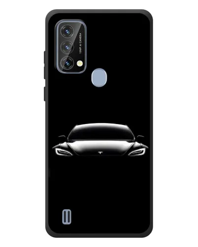 Чехол для Blackview A50 с картинкой «Фары Tesla Night»