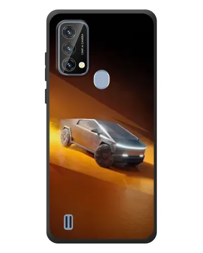Чехол для Blackview A50 с картинкой «Cybertruck в пустыне»