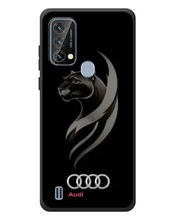Чохол для Blackview A50 з картинкою «Графіка — пантера та Audi»