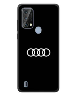 Чохол для Blackview A50 з картинкою «Audi White Logo»