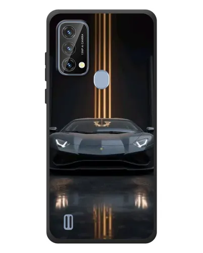 Чохол для Blackview A50 з картинкою «Lamborghini золоті лінії»