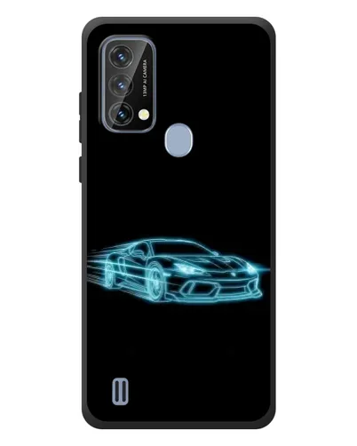 Чохол для Blackview A50 з картинкою «Неоновий контур Lamborghini»
