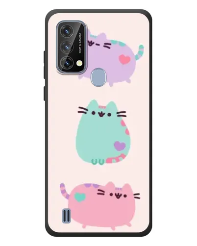 Чехол для Blackview A50 с картинкой «Pusheen трио» Чехол для Blackview A50 с картинкой «Pusheen трио»