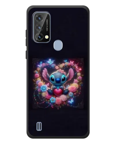 Чохол для Blackview A50 з картинкою «Stitch у квітах» Чохол для Blackview A50 з картинкою «Stitch у квітах»