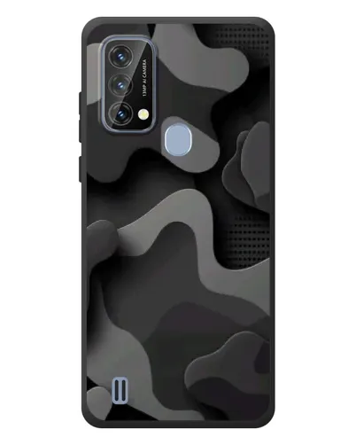 Чохол для Blackview A50 з картинкою «Темний абстрактний камуфляж»