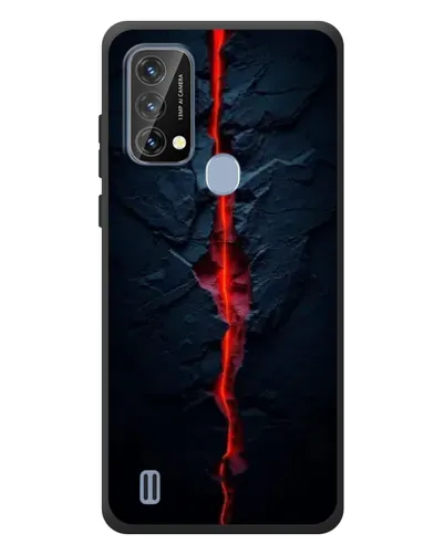 Чохол для Blackview A50 з картинкою «Червона лавова тріщина»