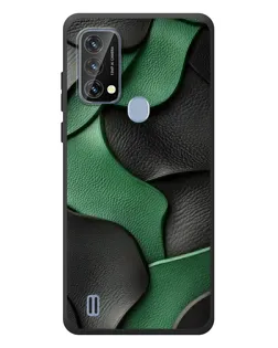 Чохол для Blackview A50 з картинкою «Зелені шкіряні хвилі»